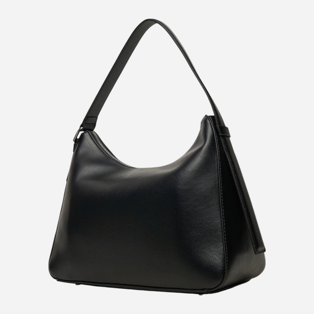 Сумка багет жіноча середня Calvin Klein K60K612770-BEH Чорна (8721107060965) - зображення 3
