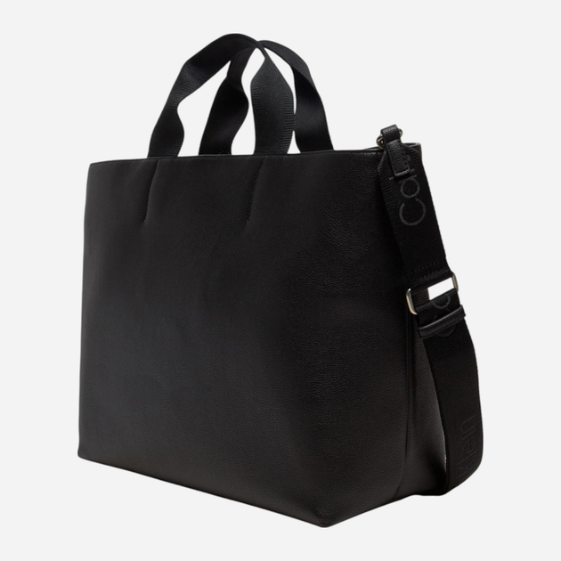 Torba shopper damska duża Calvin Klein K60K612710-BEH Czarna (8720639559947) - obraz 3