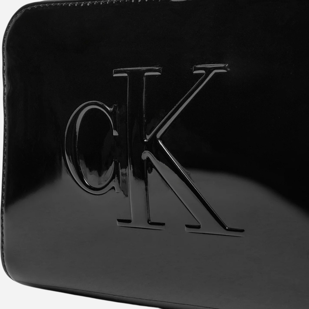Torebka crossbody damska mała Calvin Klein K60K613054-BEH Czarna (8721107065380) - obraz 5