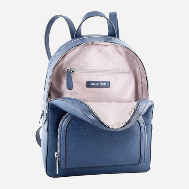 Рюкзак жіночий з натуральної шкіри 7.5 л Michael Kors 35S2S8TB2L-410 Темно-синій (196163108834) - зображення 3