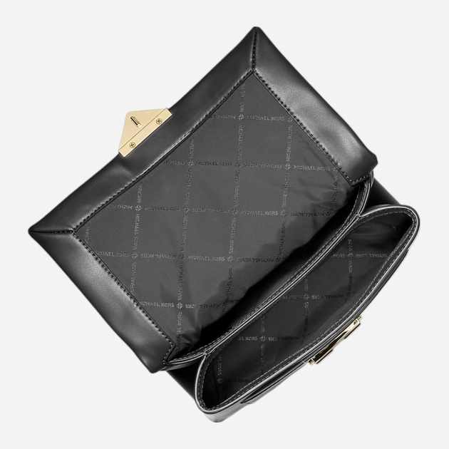 Torebka crossbody damska mała Michael Kors 35F2G0EF8O-001 Czarna (196163434889) - obraz 4