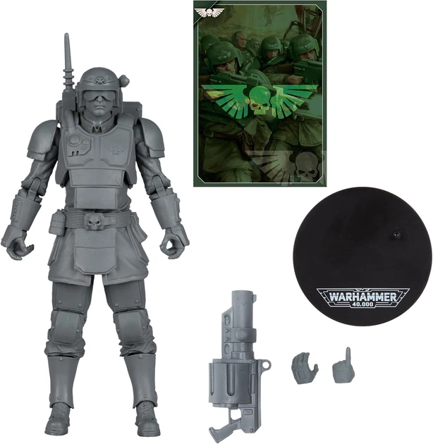 Фигурка Вархаммер 40000 Касркин 18 см Warhammer 40,000 Kasrkin McFarlane 10962 - изображение 2