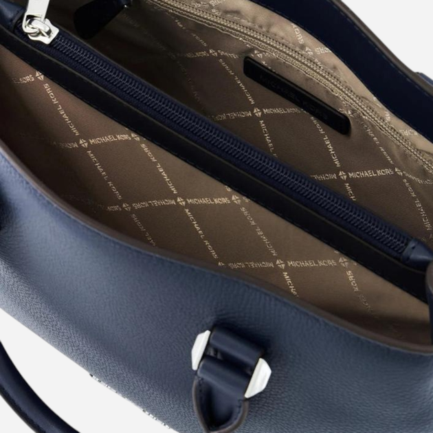 Torebka crossbody damska ze skóry naturalnej Michael Kors 38F3SCBS2L-410 Ciemnogranatowa (196237158567) - obraz 4