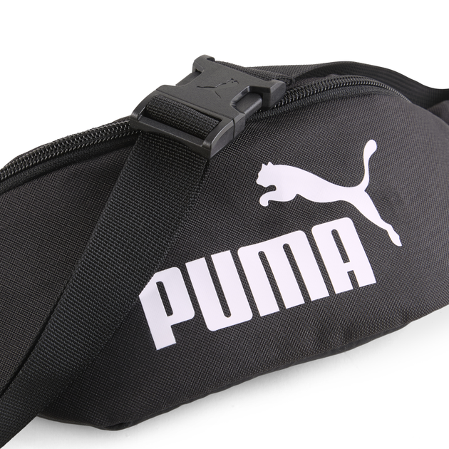 Спортивна сумка бананка поясна тканинна Puma Phase Waist Bag 09116501 Чорна (4067984173393) - зображення 3
