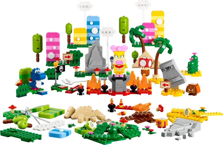 Zestaw klocków LEGO Super Mario Kreatywna skrzyneczka – zestaw twórcy 588 elementów (71418) - obraz 2