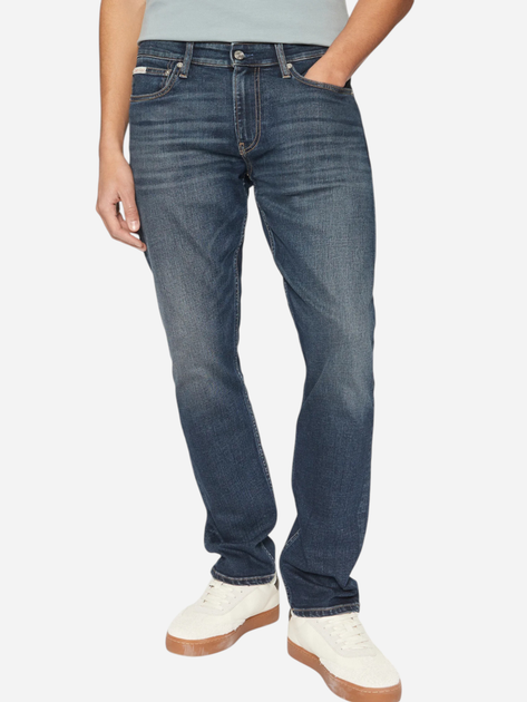 Джинси Slim Fit чоловічі Calvin Klein Jeans J30J326518-1BJ 30-32 Темно-блакитні (8721107165943) - зображення 1