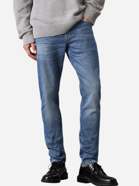 Jeansy slim fit męskie Calvin Klein Jeans J30J326527-1A4 33-32 Niebieskie (8721107158983) - obraz 1