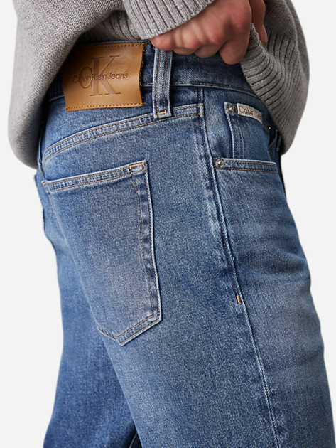 Jeansy slim fit męskie Calvin Klein Jeans J30J326527-1A4 36-34 Niebieskie (8721107159126) - obraz 4