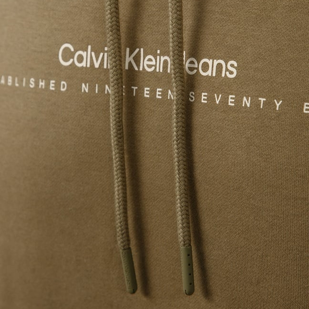 Худі чоловіче Calvin Klein Jeans J30J327076-LFF M Оливкове (8721107155494) - зображення 3
