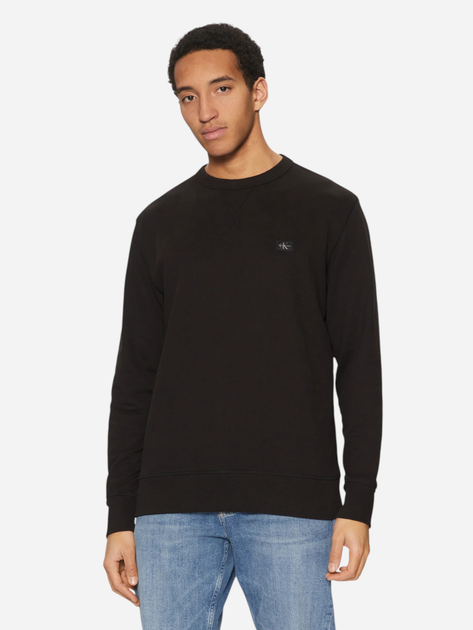 Світшот чоловічий Calvin Klein Jeans J30J327115-BEH M Чорний (8721107159201) - зображення 1