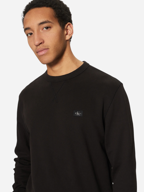 Світшот чоловічий Calvin Klein Jeans J30J327115-BEH L Чорний (8721107159218) - зображення 4