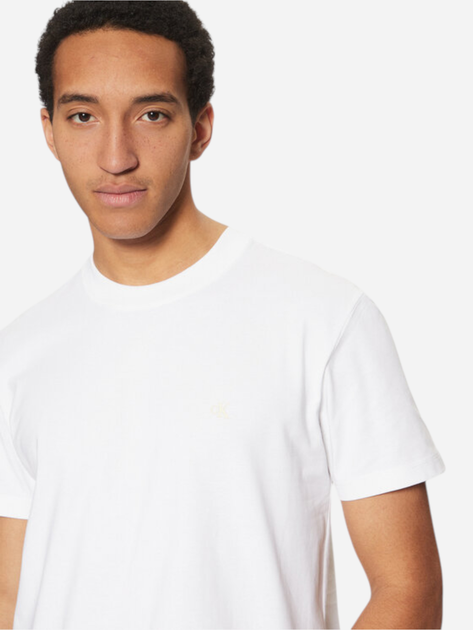 Футболка бавовняна чоловіча Calvin Klein Jeans J30J326683-YAF 2XL Біла (8720639885220) - зображення 4