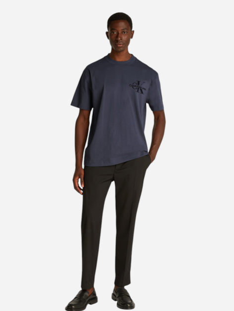 Koszulka męska bawełniana Calvin Klein Jeans J30J327107-CGE S Ciemnoszara (8720639923281) - obraz 3