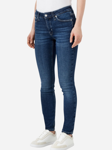 Jeansy skinny damskie Calvin Klein Jeans J20J224491-1BJ 27-30 Ciemnogranatowe (8721107161525) - obraz 1