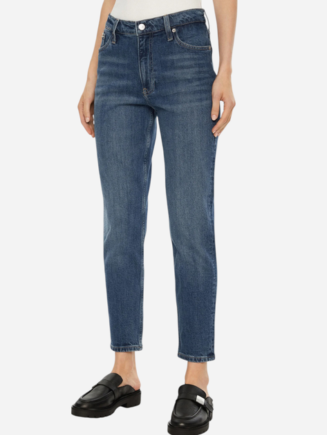 Джинси Regular Fit жіночі Calvin Klein Jeans J20J224514-1BJ 30-28 Темно-блакитні (8721107157054) - зображення 1