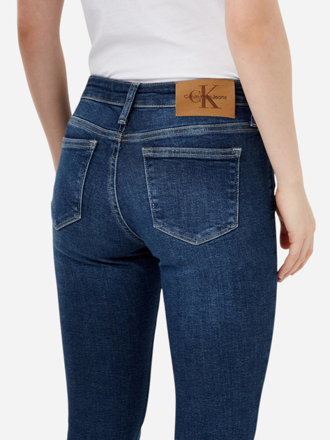 Jeansy skinny damskie Calvin Klein Jeans J20J224491-1BJ 28-32 Ciemnogranatowe (8721107161631) - obraz 5