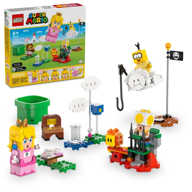 Конструктор LEGO Super Mario Приключения с интерактивной фигуркой Peach 208 деталей (71441) - Фото 8 Конструктор LEGO Super Mario Приключения с интерактивной фигуркой Peach 208 деталей (71441) - изображение 8