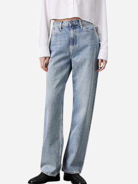 Jeansy regular fit damskie Calvin Klein Jeans J20J225002-1AA 26-30 Jasnoniebieskie (8720639957644) - obraz 1