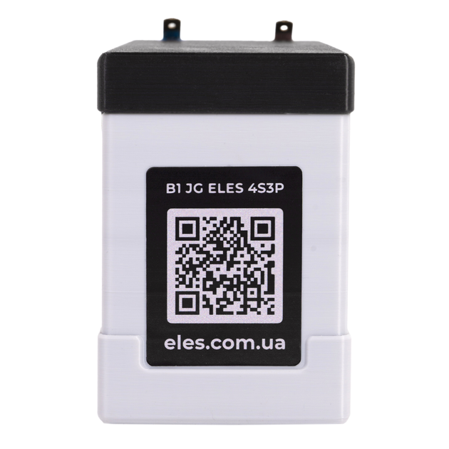 Акумуляторна батарея ELES DB UP JG 4S3P 12,8V; 10 Ah; 0,13kWt; BMS30 BL+GR - изображение 6
