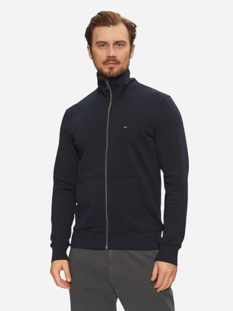 Sweter męski rozpinany z kieszeniami Tommy Hilfiger MW0MW38084-DW5 XL Ciemnogranatowy (8720638285137) - obraz 1