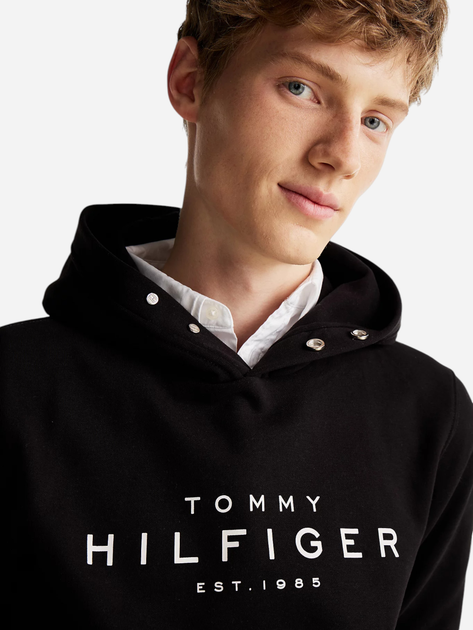 Худі чоловіче Tommy Hilfiger MW0MW37455-BDS XL Чорне (8720638261667) - зображення 4