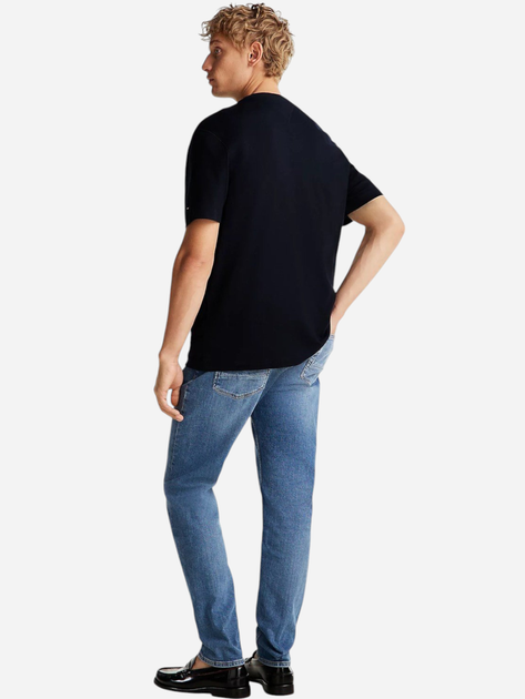 Футболка бавовняна чоловіча Tommy Hilfiger MW0MW37448-DW5 XL Темно-синя (8720638295655) - зображення 2