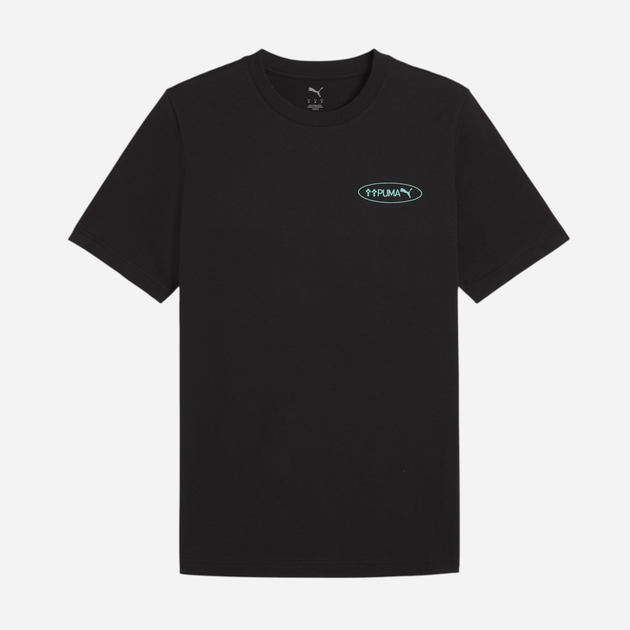 Koszulka męska bawełniana Puma Graphics 3 Circles Tee 68483401 L Czarna (4067983348099) - obraz 4