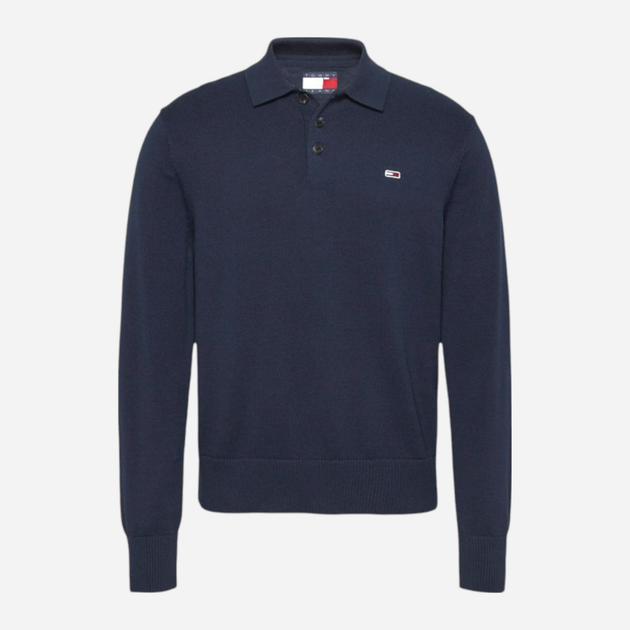 Поло чоловіче Tommy Jeans DM0DM20304-C1G XL Темно-синє (8720638487852) - зображення 4