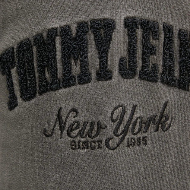 Spodnie sportowe męskie bawełniane Tommy Jeans DM0DM20279-BDS L Ciemnoszare (8720638492115) - obraz 4