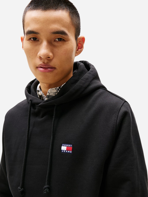 Худі чоловіче Tommy Jeans DM0DM20258-BDS M Чорне (8720638421733) - зображення 4