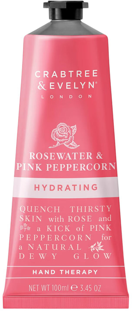 Крем для рук Crabtree and Evelyn Rosewater Hydrating 100 г (44936044790) - зображення 1