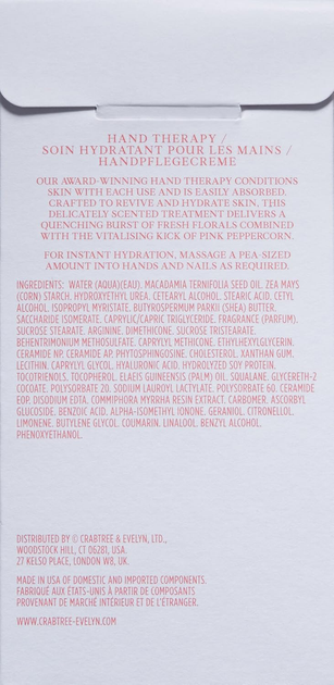 Krem do rąk Crabtree and Evelyn Rosewater Hydrating 100 g (44936044790) - obraz 3