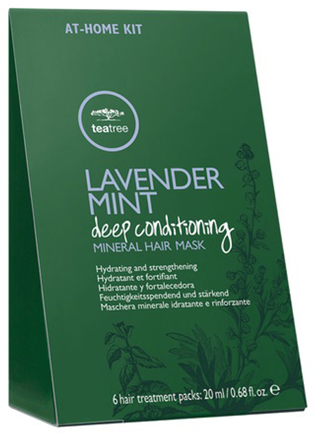 Zestaw masek do włosów Tea Tree by Paul Mitchell Lavender Mint Deep Conditioning 6 x 20 ml (9531127262) - obraz 1