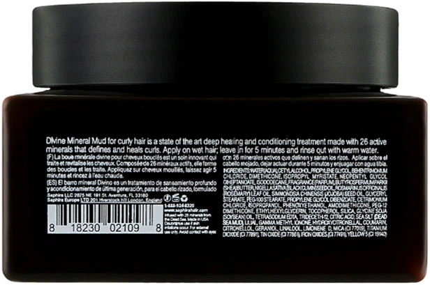 Maska do włosów Saphira Mineral Mud 250 ml (851234005602) - obraz 4