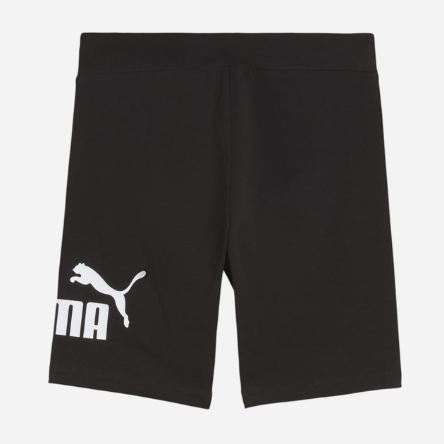 Спортивні велосипедки жіночі Puma Ess No.1 Logo 7 Short Leggings 68243201 XS Чорні (4067983476754) - зображення 2