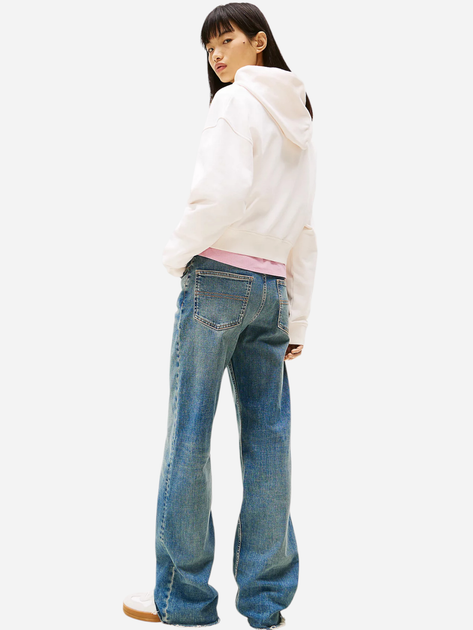 Худі жіноче Tommy Jeans DW0DW19413-YBH S Молочне (8720638462644) - зображення 2