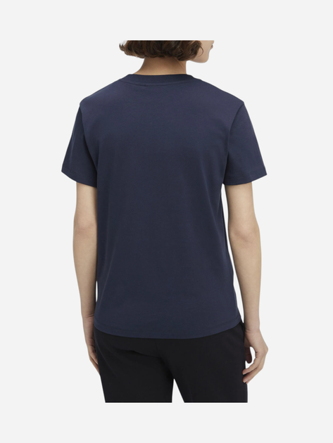 Футболка бавовняна жіноча Calvin Klein K20K205448-CEF L Темно-синя (8720639972067) - зображення 2
