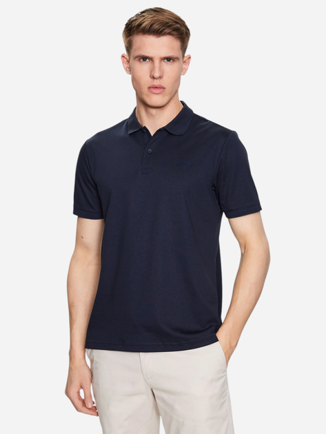 Поло чоловіче Calvin Klein K10K111657-CHW 2XL Темно-синє (8720107584600) - зображення 1