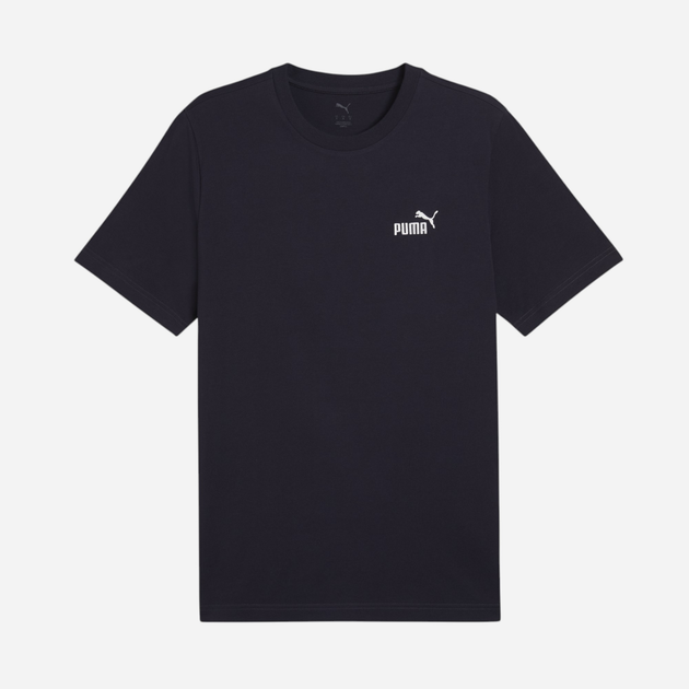 Koszulka męska bawełniana Puma Ess Small No.1 Logo Tee 68253416 M Granatowa (4067983301063) - obraz 4