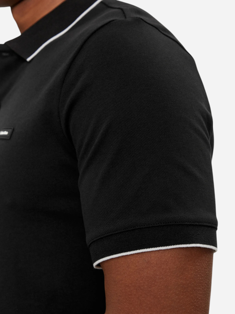 Поло чоловіче Calvin Klein K10K112751-BEH XL Чорне (8720109020823) - зображення 4