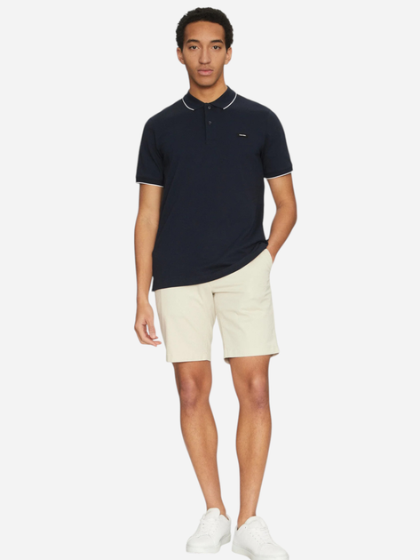 Поло чоловіче Calvin Klein K10K112751-CHW 2XL Темно-синє (8720109019483) - зображення 3
