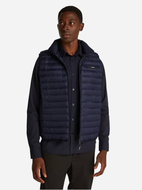 Теплий жилет чоловічий Calvin Klein K10K113470-CHW XL Темно-синій (8721107144276) - зображення 1
