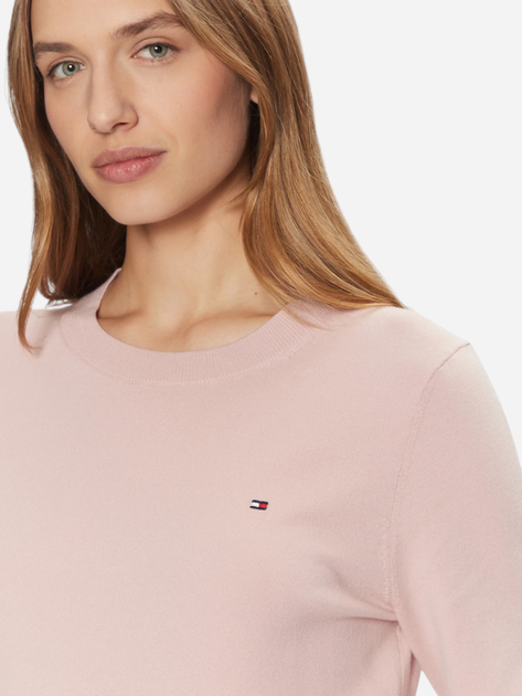 Sweter damski Tommy Hilfiger WW0WW44984-0FA XS Jasnoróżowy (8720638711247) - obraz 4