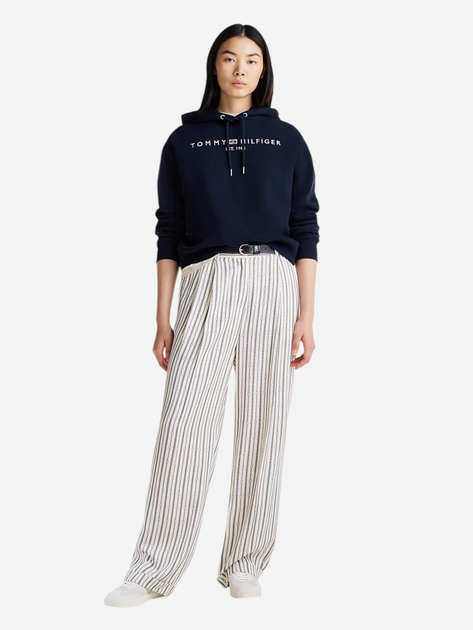 Худі жіноче Tommy Hilfiger WW0WW43598-C1G S Темно-синє (8720638385905) - зображення 3