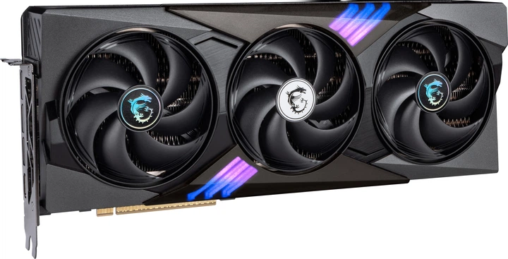 Відеокарта MSI PCI-Ex GeForce RTX 5080 GAMING TRIO OC 16GB GDDR7 (256bit) (2715/30000) (HDMI, 3 x DisplayPort) (RTX 5080 16G GAMING TRIO OC) - зображення 3