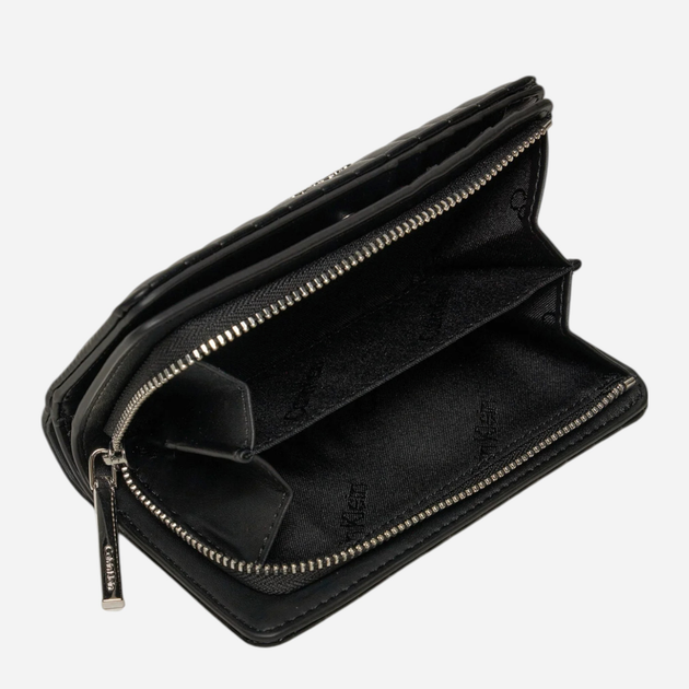 Гаманець жіночий для карток Calvin Klein K60K613063-BEH Чорний (8721107066752) - зображення 3