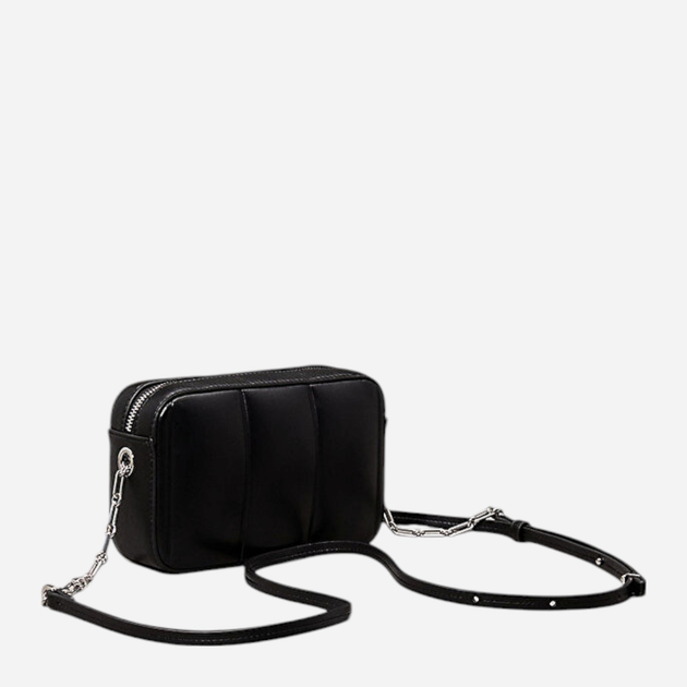 Сумка крос-боді через плече жіноча маленька Calvin Klein K60K613076-BEH Чорна (8721107067537) - зображення 3