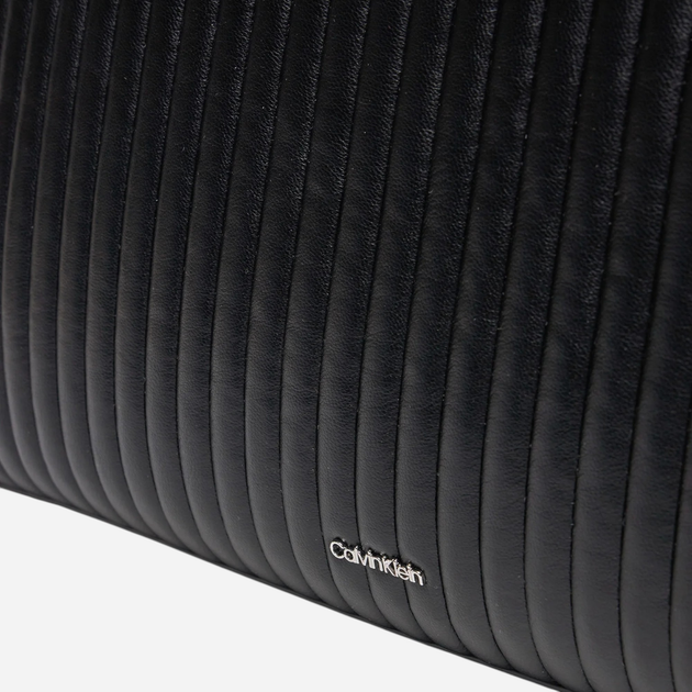 Torba shopper damska duża Calvin Klein K60K613077-BEH Czarna (8721107067568) - obraz 5