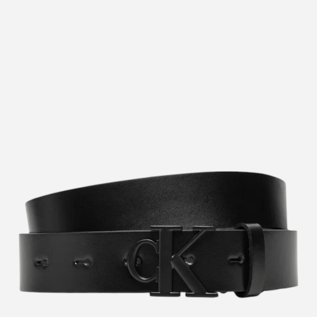 Pasek damski skórzany Calvin Klein K60K613125-BEH 90 cm Czarny (8721107093673) - obraz 1