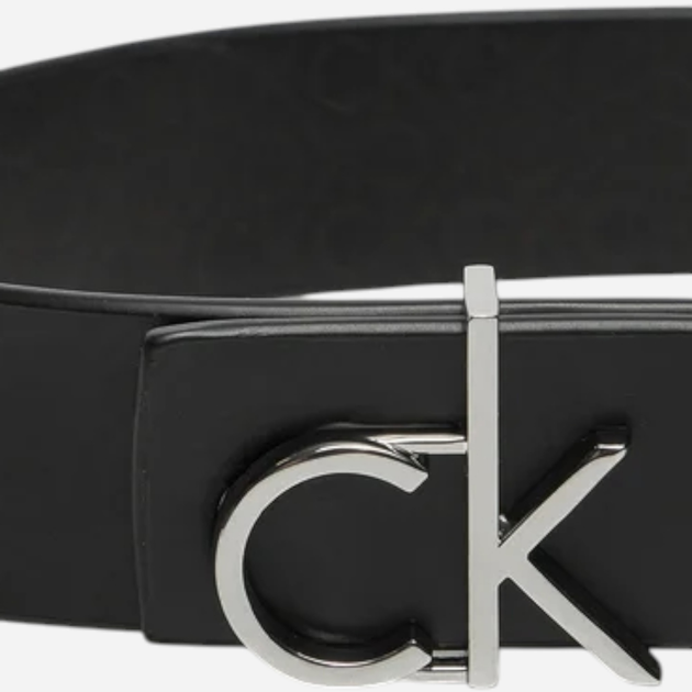 Ремінь жіночий з натуральної шкіри Calvin Klein K60K613074-0GJ 80 см Чорний (8721107067612) - зображення 3